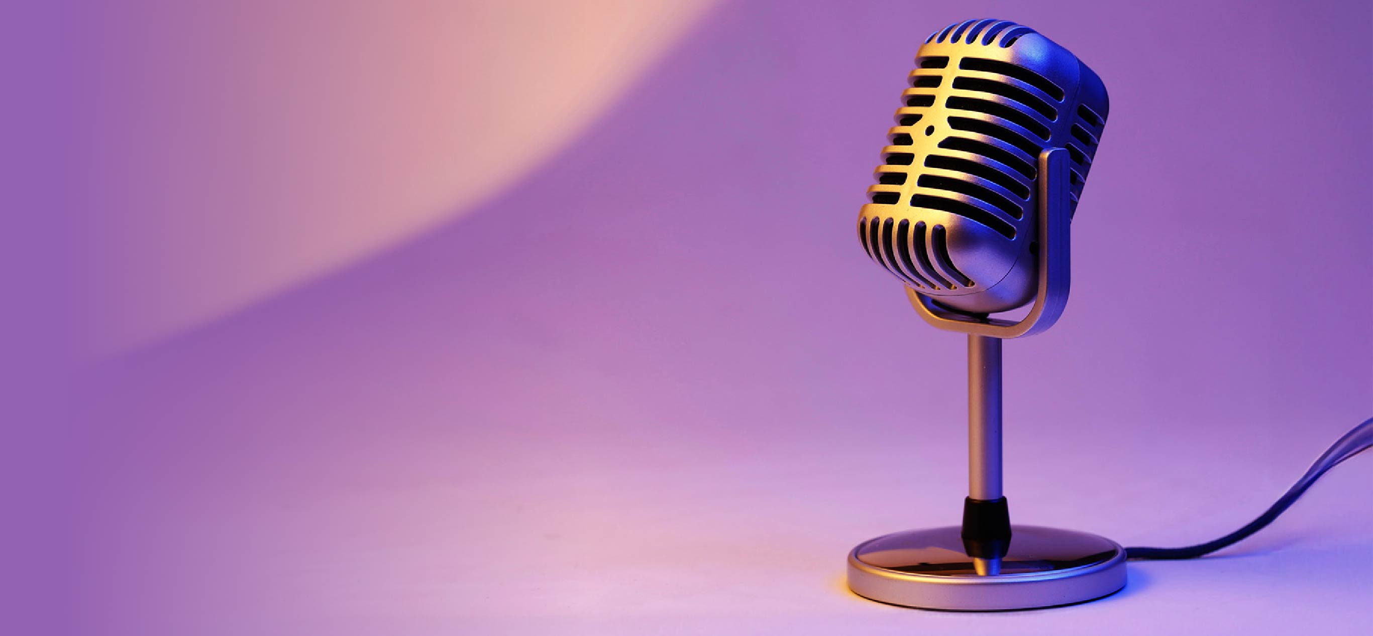 Micro de podcast, service disponible chez Studio Héhocom.