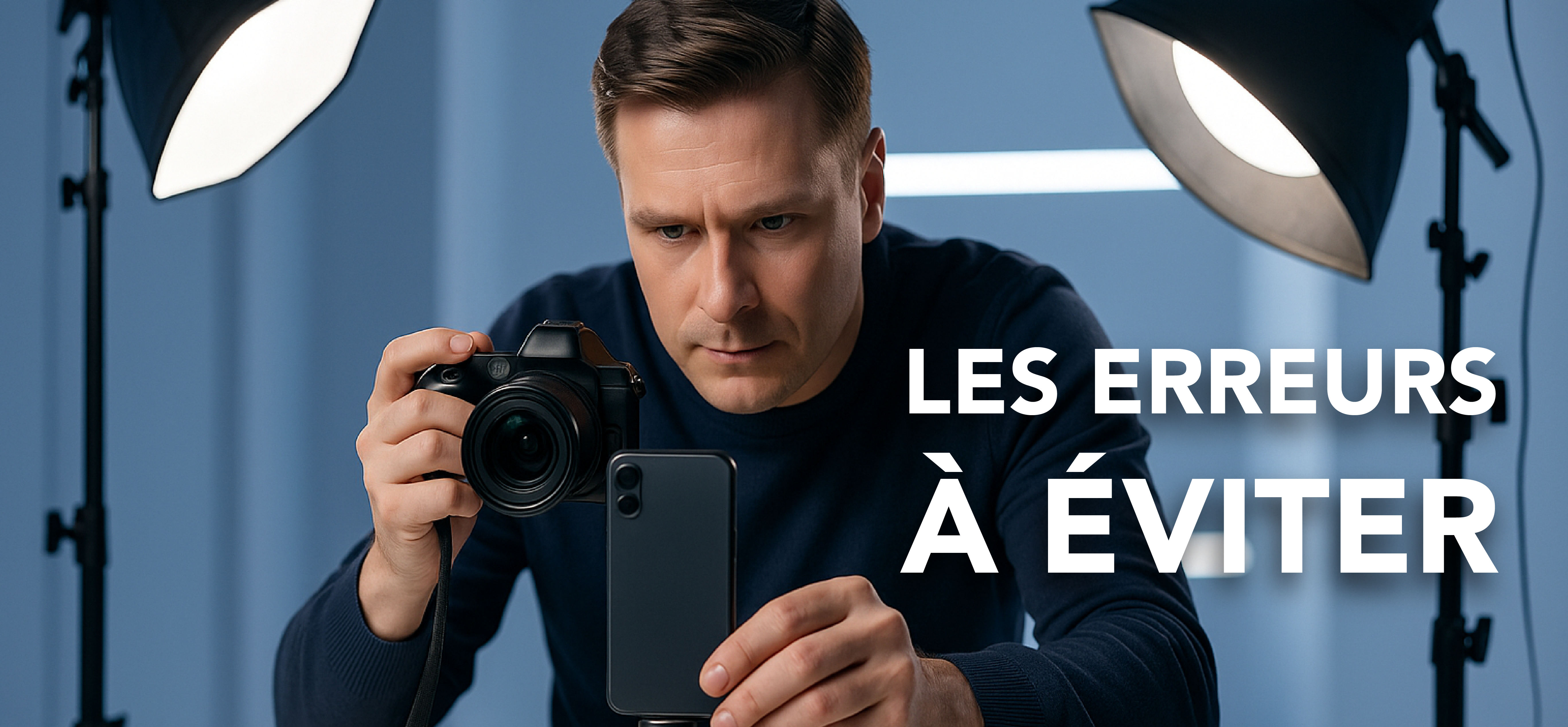 Homme en train de prendre des photos et des vidéos