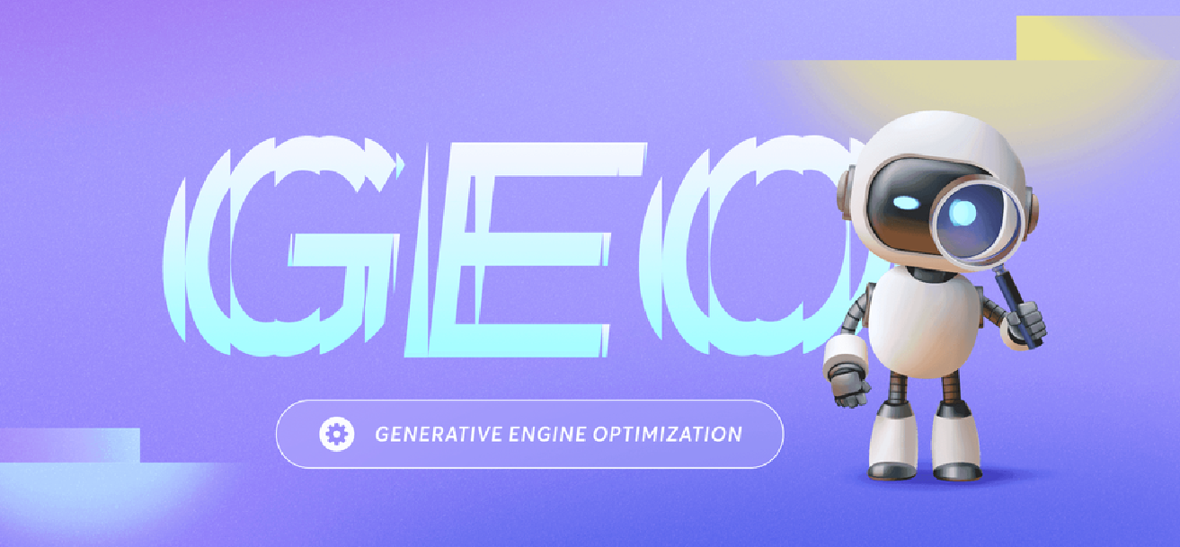 Bannière glossaire du GEO (Generative Engine Optimization)